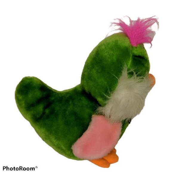 TBI Plush Green Duck Polka Dot Bow Stuffed Animal - Picture 4 of 5